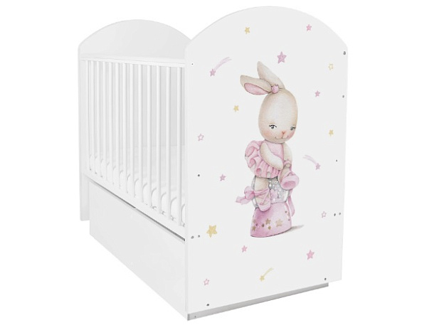 Детская кроватка Indigo With Love NEW, маятник/ящик фото 3