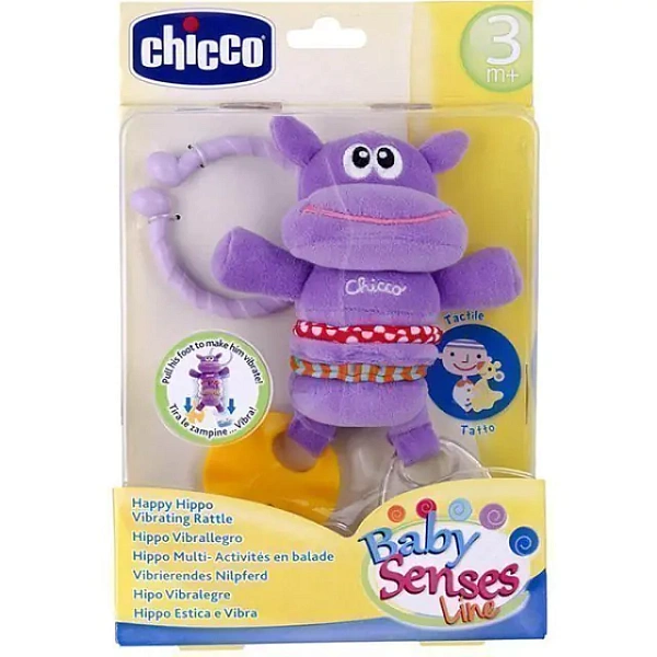 Музыкальная игрушка Chicco Чико Веселый бегемотик с вибро фото 1