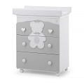 Пеленальный комод Italbaby Fiocco Classic Пеленальный комод Italbaby Fiocco Classic Серый — Фото