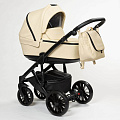 Детская коляска Mr Sandman Apollo GSF 3 в 1 (Бежевый Экокожа
						
					) — Фото
