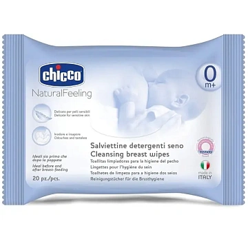 74755 Очищающие салфетки для груди Chicco