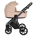 Детская коляска Roan Bass Next 2 в 1 Детская коляска Roan Bass Next 2 в 1 RN039/1 Champagne Mood/Black/ т.коричневая ручка — Фото