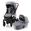 Детская коляска Britax Roemer Smile 3 2 в 1 Детская коляска Britax Roemer Smile 3 2 в 1 Frost Grey — Фото
