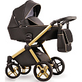 Детская коляска Lonex Emotion XT 3 в 1 Детская коляска Lonex Emotion XT 3 в 1 07 Black Gold Eco — Фото