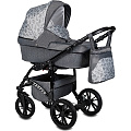 Детская коляска Alis Cooper 2 в 1 Детская коляска Alis Cooper 2 в 1 03 Серый + Светло-Серый Узор — Фото