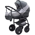 Детская коляска Polmobil Solar 2 в 1 (03 графит-серый
						
					) — Фото