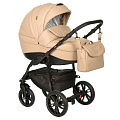 Детская коляска indigo Indigo Special 2 в 1 (02 бежевая кожа
						
					) — Фото