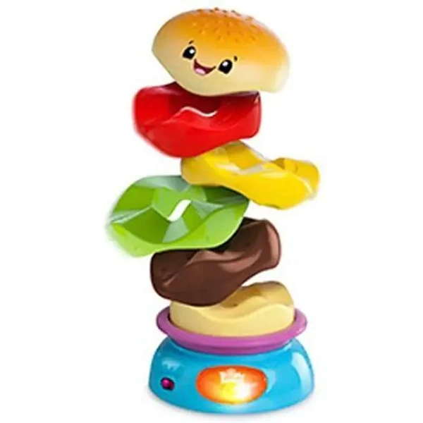 Развивающая игрушка-пирамидка Bright Starts Брайт Стартс Веселый Бутерброд 52126 фото 1