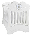 Детская кроватка Feretti FMS Chaton продольный маятник Детская кроватка Feretti FMS Chaton продольный маятник Bianco — Фото