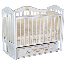 Детская кроватка Антел Алита 77, автостенка/универсальный маятник