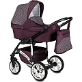 Детская коляска Alis Cooper 2 в 1 Детская коляска Alis Cooper 2 в 1 04 Бордовый + Бордовый Узор — Фото