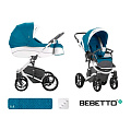 Детская коляска Bebetto Tito Chanel 2 в 1, ткань+эко-кожа (CH01
						
					) — Фото