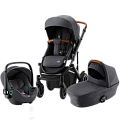 Детская коляска Britax Romer Smile 3 i-Size 3 в 1 Midnight Grey — Фото