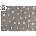 Ковер в детскую Lorena Canals Tricolor Polka Dots серый-голубой C-TT-2 — Фото