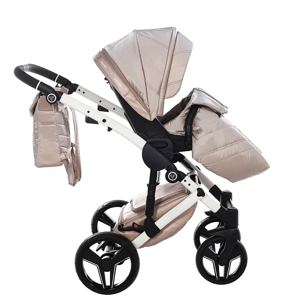 Детская коляска Junama Clermont 3 в 1 на белой раме фото 6