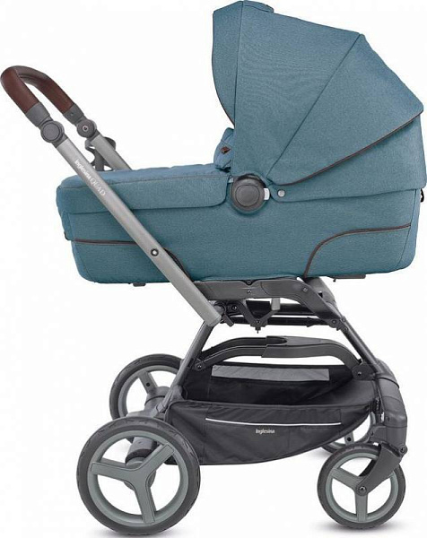 Детская коляска Inglesina Quad System 2 в 1 на шасси Quad Titanium Black Coffee фото 1