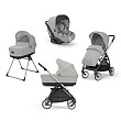 Детская коляска Inglesina Electa System Quattro 4 в 1 на шасси Electa Silver Black - Фото