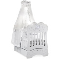 Детская кроватка Feretti FMS Etoile маятник Bianco/Белый — Фото