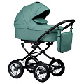 Детская коляска Indigo Barbara Eco Classic 2 в 1 (Be 01 шалфей кожа
						
					) — Фото