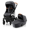 Детская коляска Britax Roemer Smile 3 2 в 1 Детская коляска Britax Roemer Smile 3 2 в 1 Midnight Grey — Фото