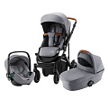 Детская коляска Britax Romer Smile III BS3 i-Sense 3 в 1 Детская коляска Britax Romer Smile III BS3 i-Sense 3 в 1 Frost Grey — Фото