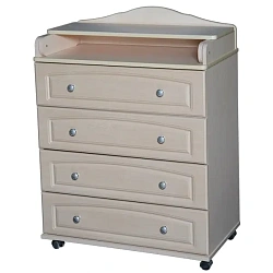 Пеленальный комод Антел Ульяна-5  800/4 МДФ