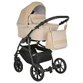 Детская коляска Pituso Nino 2 в 1 Детская коляска Pituso Nino 2 в 1 3002 Beige+Кожа Beige — Фото