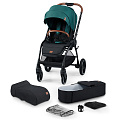 Детская коляска Kinderkraft Evolution Cocoon 2 в 1 Midnight Green — Фото