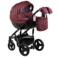 Детская коляска Adamex Monte Deluxe Carbon 3 в 1 Детская коляска Adamex Monte Deluxe Carbon 3 в 1 57S — Фото