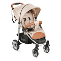 Детская прогулочная коляска Nuovita Corso (Beige/Argento Бежевый
						
					) — Фото