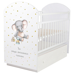 Детская кроватка Indigo My Sleepy, маятник/ящик