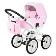 Детская коляска Bebe-Mobile Gusto Retro Deluxe 3 в 1, 100% экокожа - Фото