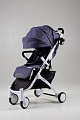 Детская прогулочная коляска BabyZz D200 (Джинс/Белая рама
						
					) — Фото