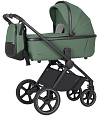 Детская коляска Carrello Ultimo CRL-6528 2 в 1 на черной раме Fern Green — Фото