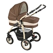 Детская коляска Jedo Classic Fyn 4DS 2 в 1, ткань, бежевое шасси - Фото