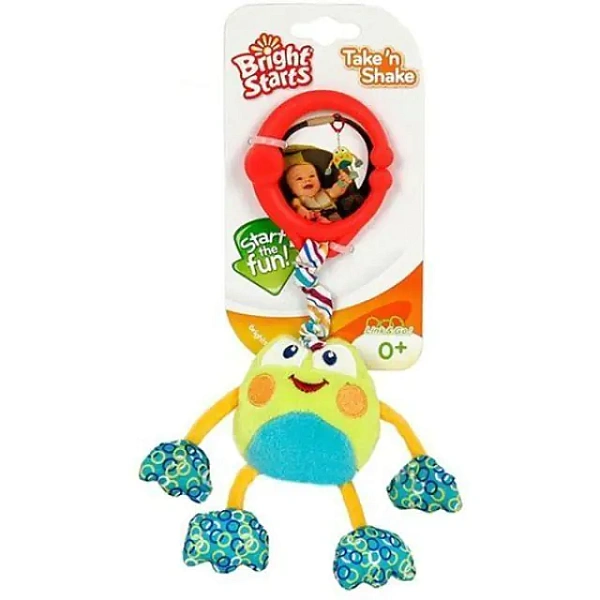 Развивающая игрушка Bright Starts Брайт Стартс Дрожащий Дружок Лягушка 8808-3 фото 1