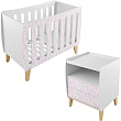 Комплект: кроватка Micuna Harmony Single Relax 120 х 60 см + тумба СО-1713 - Фото