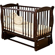 Детская кроватка Noony Wood Simple с продольным маятником Детская кроватка Noony Wood Simple с продольным маятником - Фото