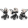 Детская коляска Esspero Magic Alu 3 в 1, шасси Black Детская коляска Esspero Magic Alu 3 в 1, шасси Black Beige — Фото