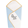 Одеяло-конверт Ceba Baby Одеяло-конверт Ceba Baby W-810-002-160 Zebra Blue вышивка — Фото