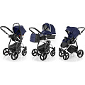 Детская коляска Esspero Newborn Lux Alu 3 в 1, шасси Chrome Детская коляска Esspero Newborn Lux Alu 3 в 1, шасси Chrome Navy — Фото