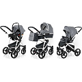 Детская коляска Esspero Newborn Lux Alu 3 в 1, шасси White Детская коляска Esspero Newborn Lux Alu 3 в 1, шасси White Grey — Фото