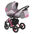 Детская коляска Adamex Aspena Grand Collection 3 в 1 Детская коляска Adamex Aspena Grand Collection 3 в 1 Pink+Black — Фото