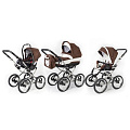 Детская коляска Esspero Classic 3 в 1, шасси Grey Chek — Фото