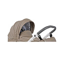 Детская коляска Roan Bass Eco 2 в 1, эко-кожа B2/cappucino/white — Фото