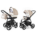 Детская коляска Esspero Newborn Lux 2 в 1, шасси Black Khaki Lux — Фото