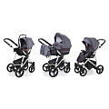Детская коляска Esspero Newborn Lux 3 в 1, шасси Grey Детская коляска Esspero Newborn Lux 3 в 1, шасси Grey Dark Grey — Фото