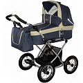 Детская коляска для новорожденного Zekiwa Touring de Luxe (jeans
						
					) — Фото