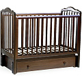 Детская кроватка Baby Luce Слава 2, универсальный маятник Орех — Фото