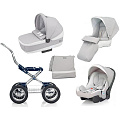 Детская коляска Inglesina Otutto System 3 в 1, шасси Сhrome Bike Betulla — Фото